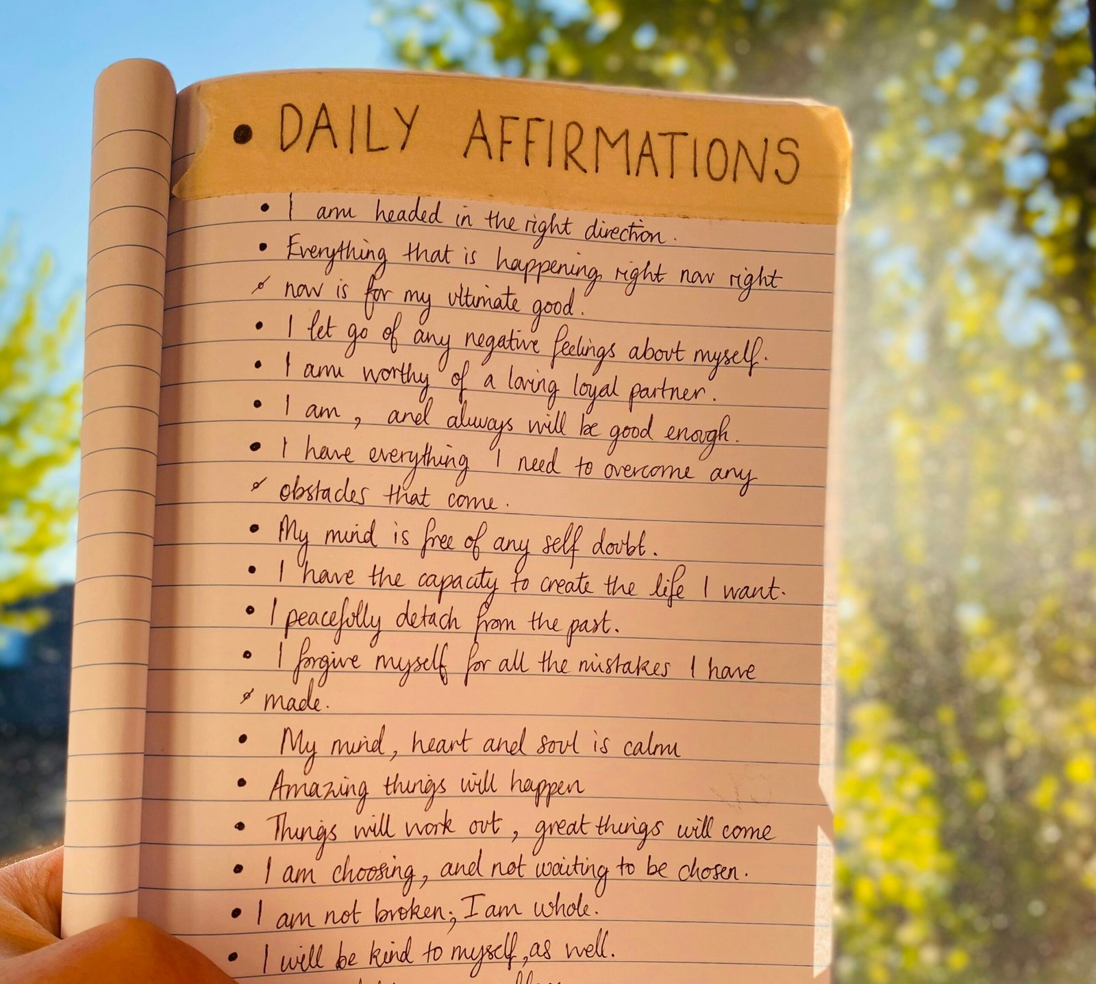 Top 20 Affirmations for Success and Confidence